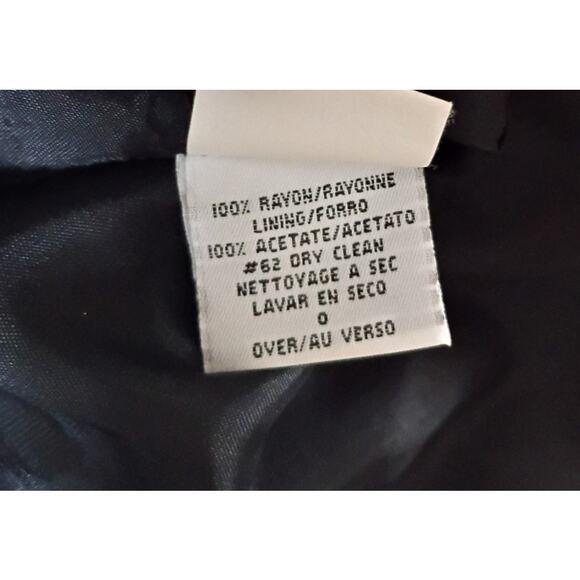 Vintage 90s Black Rayon Lined Maxi Skirt Lgth 100% Rayon 4 Quietlux Minimalist - Picture 5 of 6